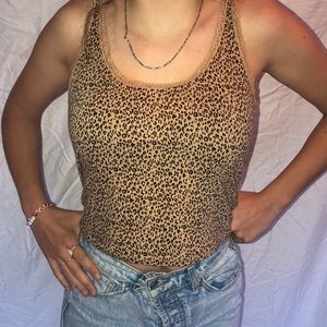 Nordstrom brand BP cheetah print tank top